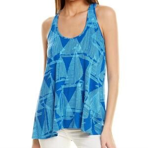 NWT Tori Richard Ship Shape Lilly Racerback Top Marina size XXS